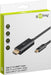EAN 4040849756986 - Goobay 75698 adaptador de cable de vídeo 3 m USB Tipo C HDMI Negro imagen 3