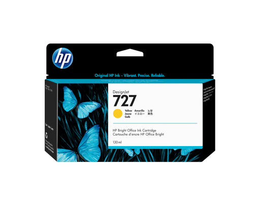 EAN 5240111963763 - HP 727 130-ml Yellow DesignJet Ink Cartridge cabeza de impresora Inyección de tinta térmica imagen 1