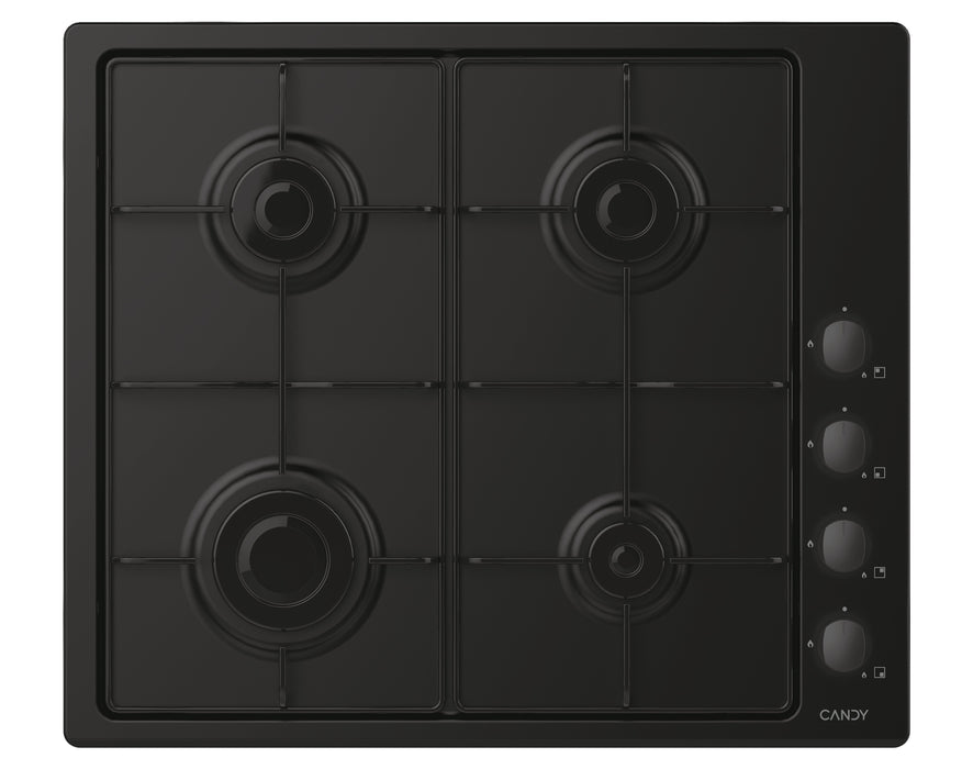 EAN 8016361966932 - Candy Idea CHW6LBB Negro Integrado 60 cm Encimera de gas 4 zona(s) imagen 1