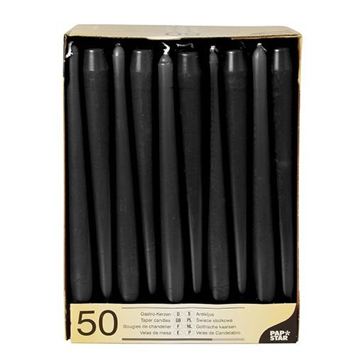 EAN 4002911103920 - Papstar 10392 vela Alrededor Negro 50 pieza(s) imagen 1