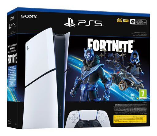EAN 0711719593348 - Sony PlayStation 5 Slim Fortnite bundle 1 TB Wifi Negro, Blanco imagen 2