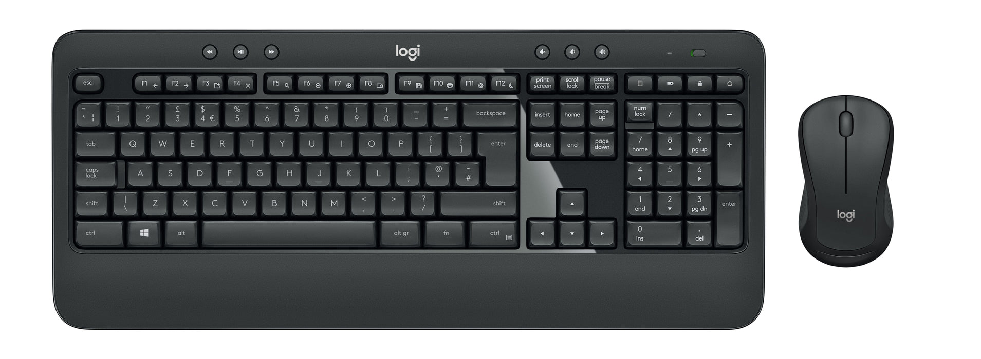 EAN 5099206077379 - Logitech 920-008675 teclado Ratón incluido Universal RF inalámbrico QWERTZ Alemán Negro imagen 4