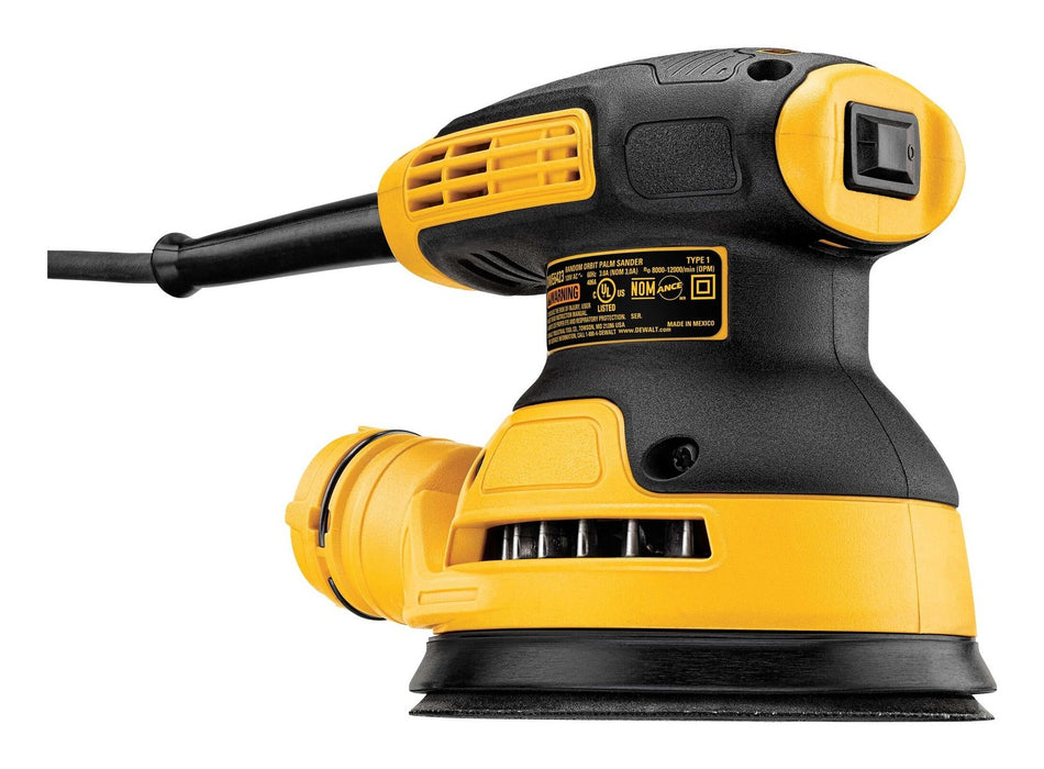 EAN 5035048553954 - DeWALT DWE6423-QS lijadora portátil Lijadora orbital 12000 OPM Negro, Amarillo 280 W imagen 6