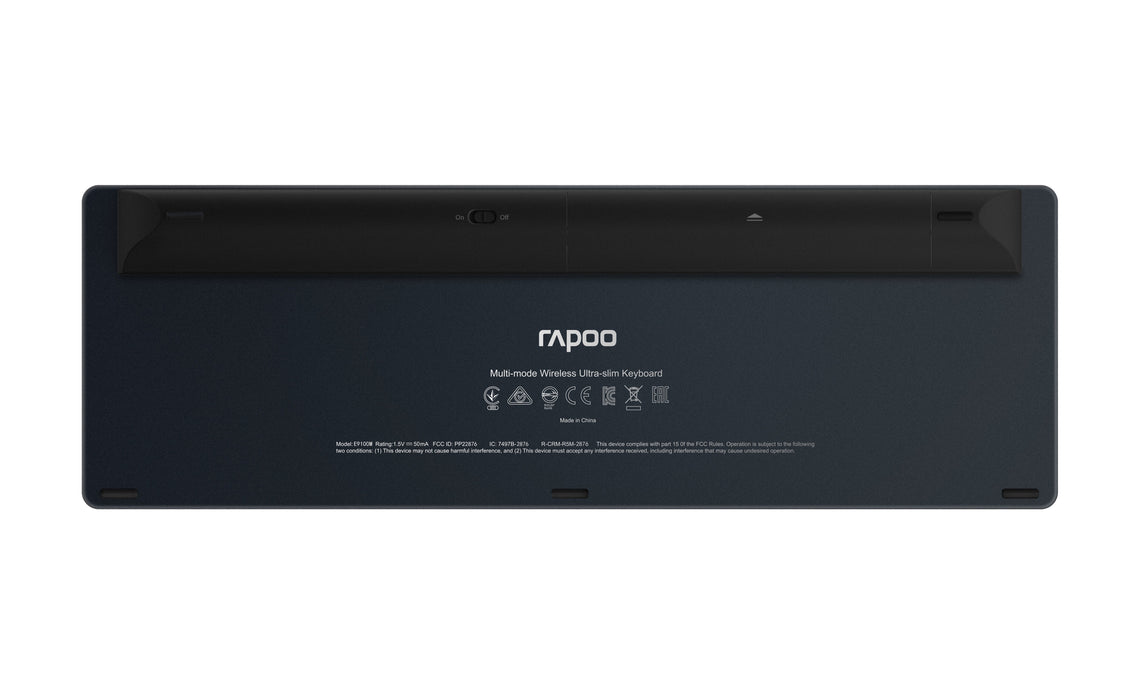 EAN 6940056194183 - Rapoo E9100M teclado Universal RF Wireless + Bluetooth QWERTY Portugués Negro imagen 6