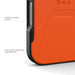 EAN 840283925504 - Urban Armor Gear Civilian funda para teléfono móvil 16 cm (6.3") Naranja imagen 5