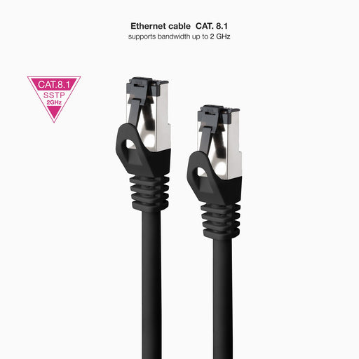 EAN 8433281015760 - Nanocable 10.20.2000-L30-BK cable de red 0,3 m Cat8.1 S/FTP (S-STP) imagen 2