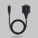 EAN 65030898447 - StarTech.com 1P1FFC-USB-C-SERIAL cable de serie Negro 0,3 m USB Tipo C RS-232 imagen 5