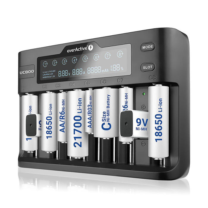 EAN 5903205772169 - Everactive UC-800 cargador de batería Universal Corriente alterna imagen 3