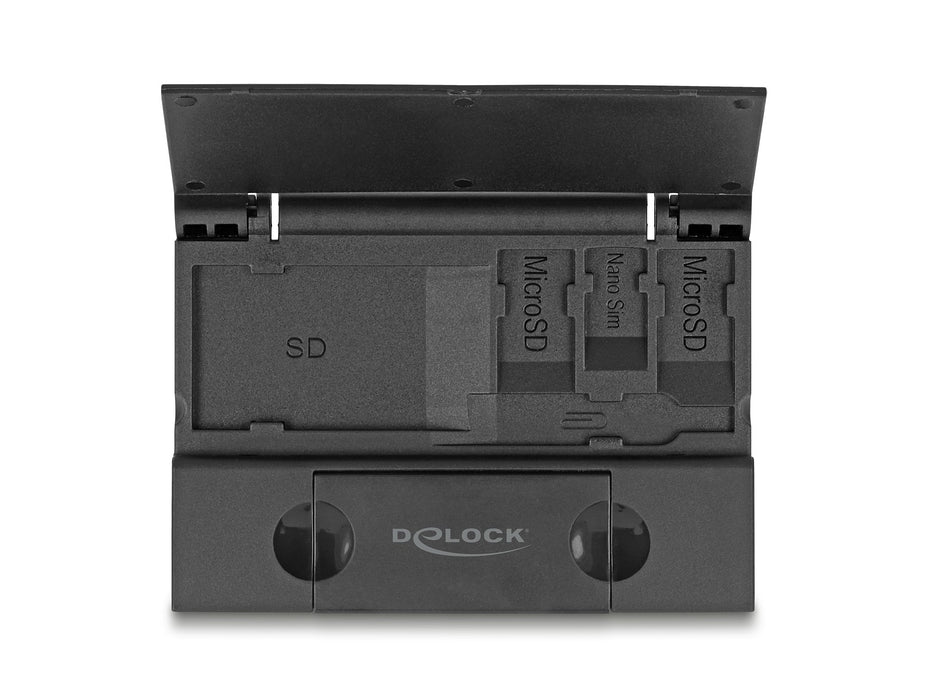 EAN 4043619910144 - DeLOCK 91014 lector de tarjeta USB 3.2 Gen 1 (3.1 Gen 1) Type-A/Type-C Negro imagen 3