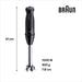 EAN 8021098004383 - Braun MultiQuick 5 MQ 50202 M 0,6 L Batidora de inmersión 1000 W Negro imagen 8