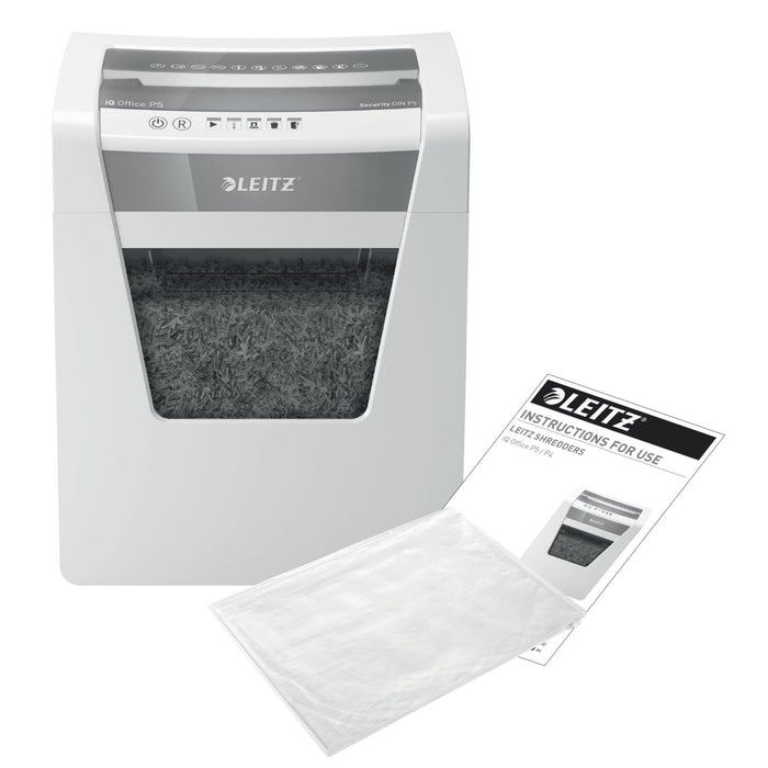 EAN 4002432118953 - Leitz 80020000 triturador de papel Microcorte 55 dB 22,3 cm Blanco imagen 7