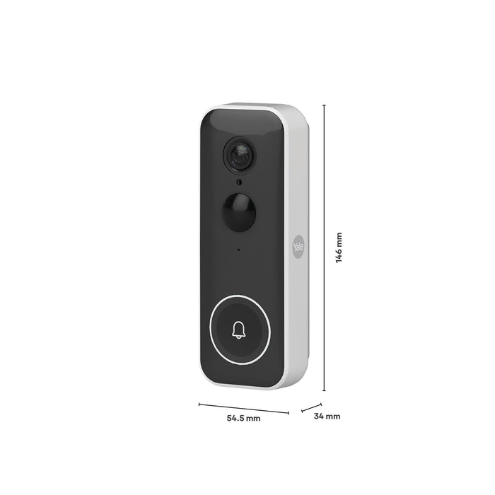 EAN 5052847126110 - Yale SV-VDB-1A-W timbre de puerta Negro, Blanco imagen 2