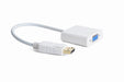 EAN 8716309099516 - Gembird A-DPM-VGAF-02-W adaptador de cable de vídeo VGA (D-Sub) DisplayPort Blanco imagen 1