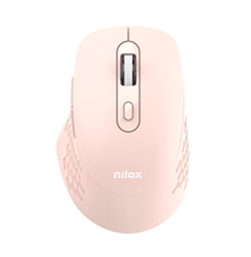 EAN 8431775136441 - Nilox RATON DUAL WIRELESS 1600 DPI ROSA ratón Oficina Bluetooth + USB Type-A Óptico imagen 1