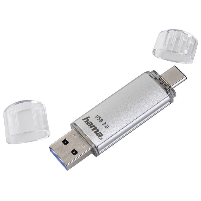 EAN 4047443310606 - Hama C-Laeta unidad flash USB 64 GB USB Type-A / USB Type-C 3.2 Gen 1 (3.1 Gen 1) Plata imagen 3