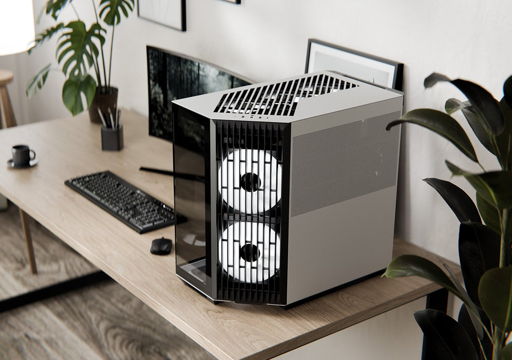 EAN 4711099479542 - APNX V1 Midi Tower Negro, Blanco imagen 2