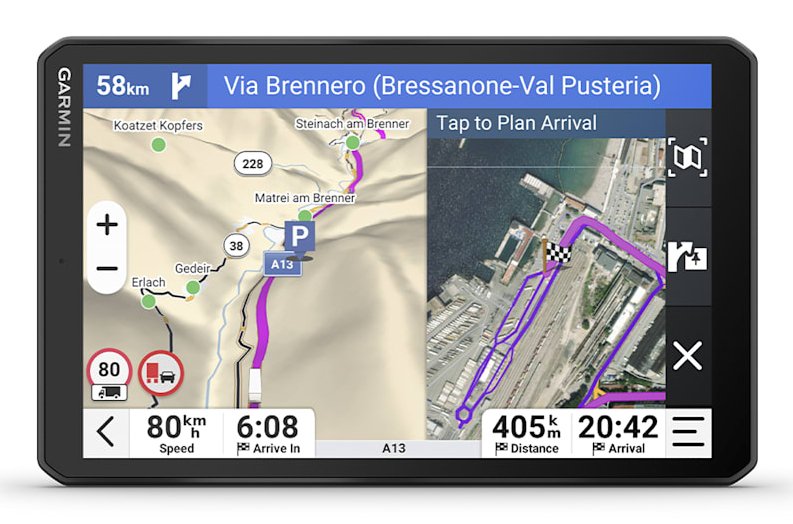 EAN 0753759335427 - Garmin dēzl LGV820 navegador Fijo 20,3 cm (8") TFT Pantalla táctil 405 g Negro imagen 1