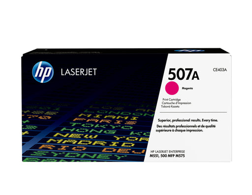 EAN 0884962554593 - HP 507A Magenta Original LaserJet Toner Cartridge cartucho de tóner 1 pieza(s) imagen 1