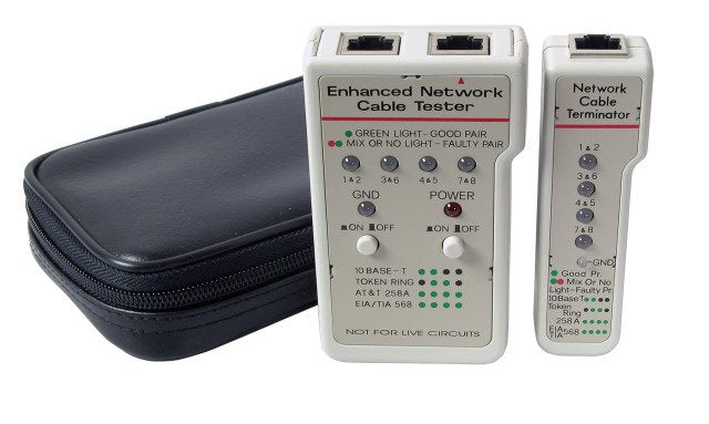 EAN 4049759028954 - EFB Elektronik 39938.1 comprobador de cables de red Comprobador de cables de par trenzado Gris imagen 1