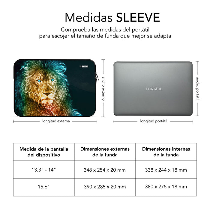 EAN 8436586742805 - SUBBLIM SUBLS-SKIN103 maletines para portátil 35,6 cm (14") Multicolor imagen 5