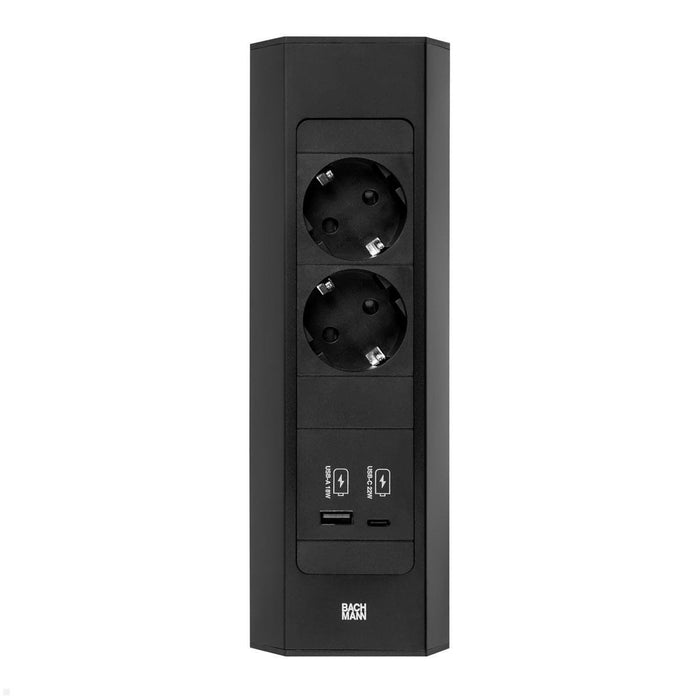 EAN 4057298145544 - Bachmann CASIA 2 toma de corriente Type F + USB A + USB C Negro imagen 3