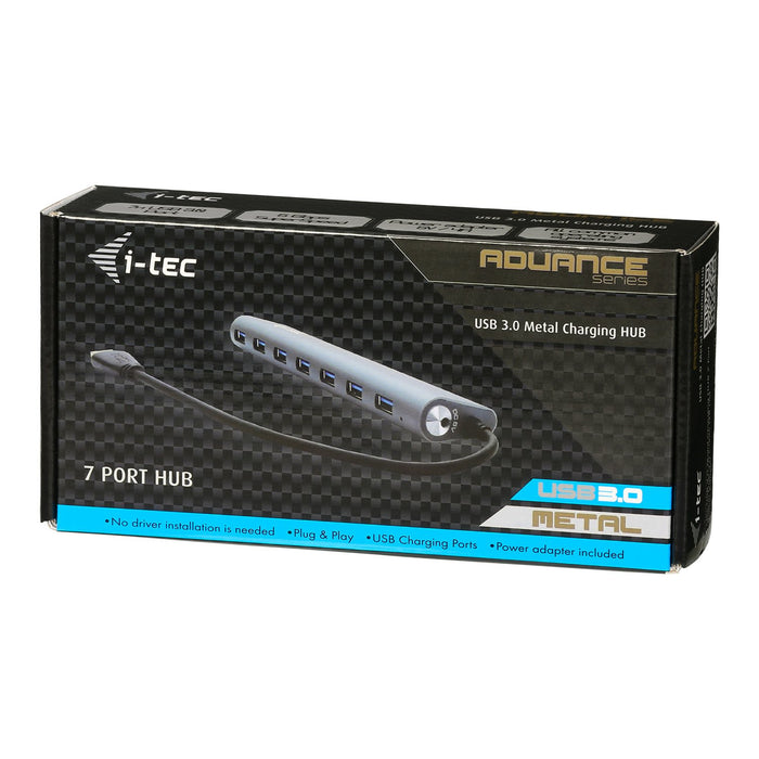 EAN 8595611701108 - i-tec Metal U3HUB778 hub de interfaz USB 3.2 Gen 1 (3.1 Gen 1) Type-A 5000 Mbit/s Plata imagen 6