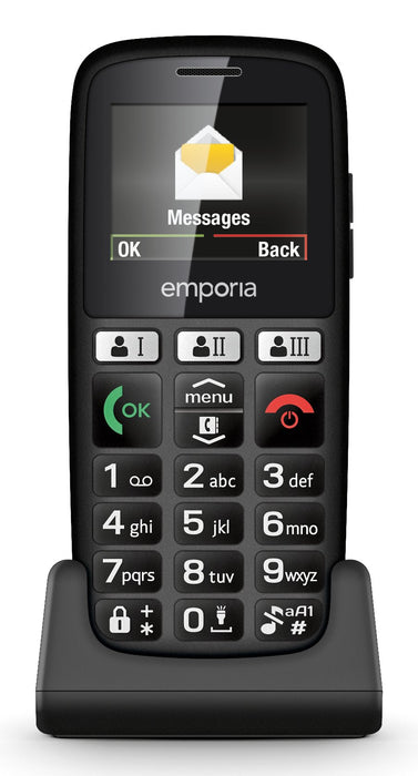 EAN 9005613162870 - Emporia emporiaHAPPY 4,6 cm (1.81") 70 g Negro Teléfono básico imagen 7