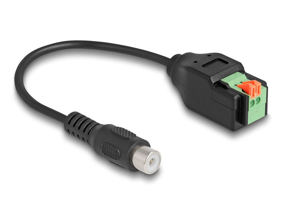 EAN 4043619663279 - DeLOCK 66327 cable de vídeo compuesto 0,15 m Bloque de terminales (2 pines) Negro, Verde imagen 2