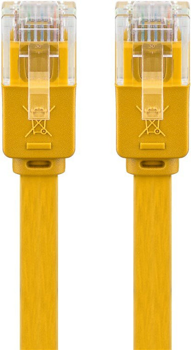 EAN 4040849964145 - Goobay 96414 cable de red Amarillo 2 m Cat6 U/UTP (UTP) imagen 4