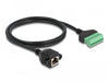 EAN 4043619660551 - DeLOCK 66055 cable de red Negro, Verde Cat6 U/UTP (UTP) imagen 1