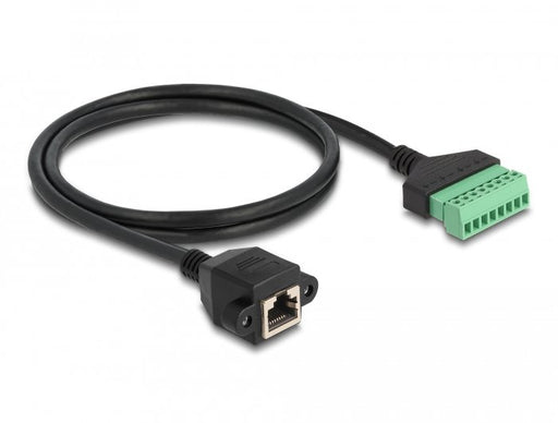 EAN 4043619660551 - DeLOCK 66055 cable de red Negro, Verde Cat6 U/UTP (UTP) imagen 1