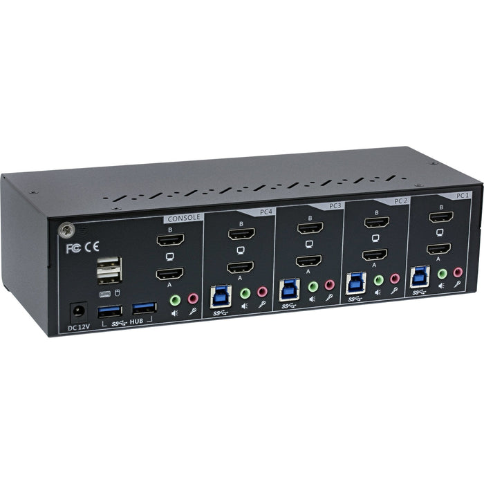 EAN 4043718284733 - InLine 62654I interruptor KVM Negro, Gris imagen 2