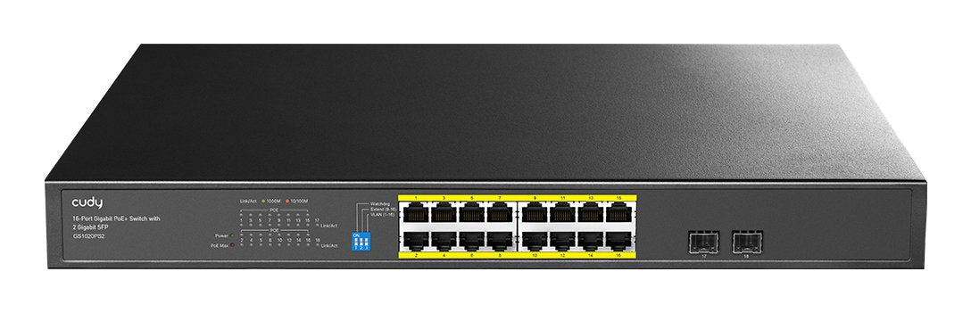 EAN 6971690791131 - Cudy GS1020PS2 switch No administrado Gigabit Ethernet (10/100/1000) Energía sobre Ethernet (PoE) Negro imagen 1
