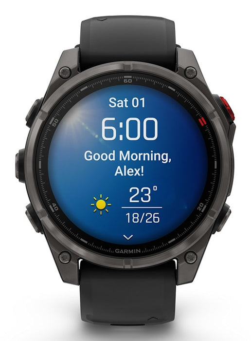 EAN 753759350918 - Garmin fēnix 8 Pro 3,56 cm (1.4") AMOLED 47 mm Digital 454 x 454 Pixeles Pantalla táctil Gris Wifi GPS (sa imagen 9