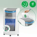 EAN 4002432143306 - Leitz IQ OptiMax Autofeed Office 300 P5 triturador de papel Microcorte 55 dB 22,5 cm Blanco imagen 7
