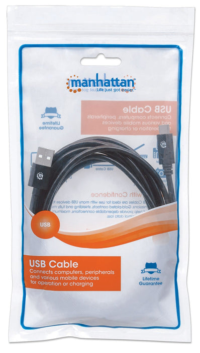EAN 0766623354936 - Manhattan 354936 cable USB USB 2.0 3 m USB C USB A Negro imagen 5