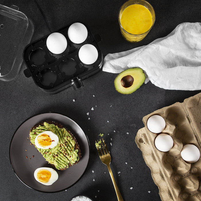 EAN 8712836962118 - Princess 01.262046.01.001 cuecehuevos 6 huevos 400 W Negro, Plata imagen 13