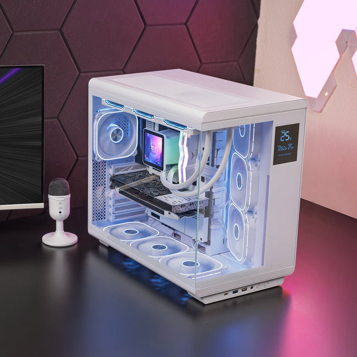 EAN 8435693115229 - Mars Gaming MCREVPROW carcasa de ordenador Midi Tower Blanco imagen 3