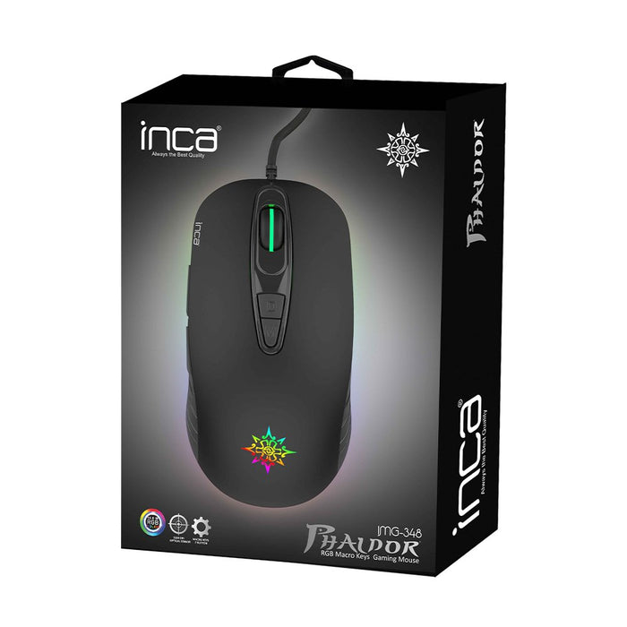 EAN 8681949010583 - Inca IMG-348 ratón Juego mano derecha USB tipo A Óptico 3200 DPI imagen 6