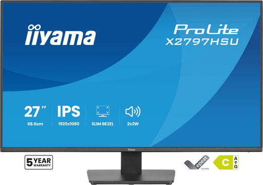 EAN 4948570125845 - iiyama ProLite X2797HSU-B1 pantalla para PC 68,6 cm (27") 1920 x 1080 Pixeles Full HD LED Negro imagen 2