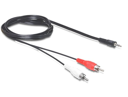 EAN 4043619842773 - DeLOCK 84277 cable de audio 10 m 3,5mm 2 x RCA Negro imagen 1