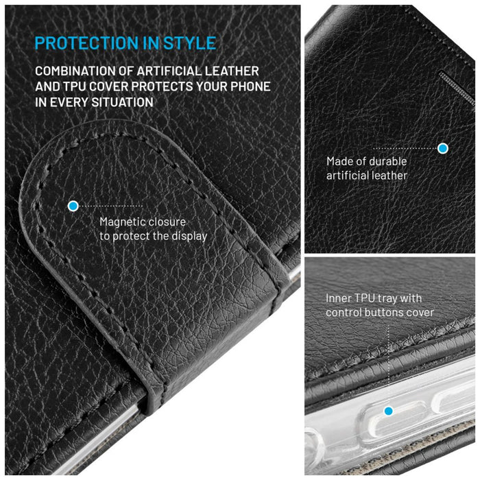 EAN 8591680176915 - FIXED Opus funda para teléfono móvil 16 cm (6.3") Folio Negro imagen 5