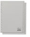 EAN 4005546600826 - Durable 650410 lengüeta de índice Separador numérico con pestaña Polipropileno (PP) Gris imagen 1
