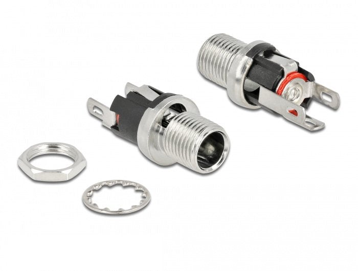 EAN 4043619900565 - DeLOCK 90056 conector DC 5.5 x 2.1 x 12 mm M8*P0.75 Cromo imagen 2