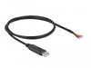 EAN 4043619905249 - DeLOCK 90524 cable de serie Negro 1 m USB A imagen 2