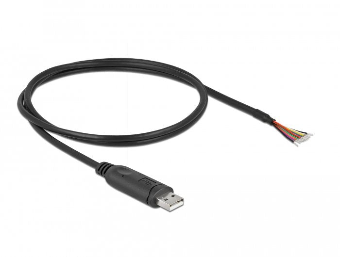 EAN 4043619905249 - DeLOCK 90524 cable de serie Negro 1 m USB A imagen 2