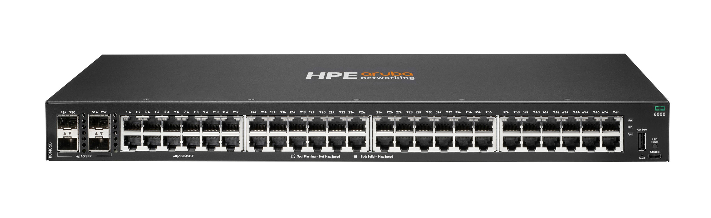 EAN 190017785691 - HPE Aruba Networking CX 6000 Gestionado L2/L3 Gigabit Ethernet (10/100/1000) 1U Negro imagen 1