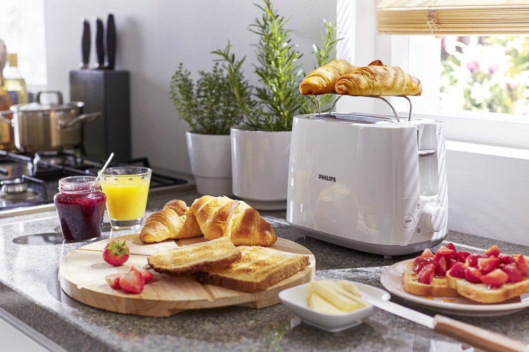 EAN 8710103800347 - Philips Daily Collection HD2581/00 tostadora 8 2 rebanada(s) 830 W Blanco imagen 4