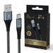 EAN 5906168632839 - Extralink SMART LIFE CABLE 15W, USB-A TO USB-C, 120CM, NYLON BRAIDED, 5V 2.4A/3A, BLACK cable USB imagen 1