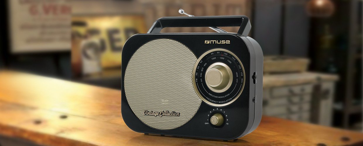 EAN 3700460205454 - Muse M-055 RB Portátil Analógica Negro, Oro imagen 4